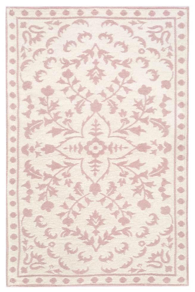 Machine Washable Floral Area Rug 24x40 Inch | Soft Chenille Cotton Rug