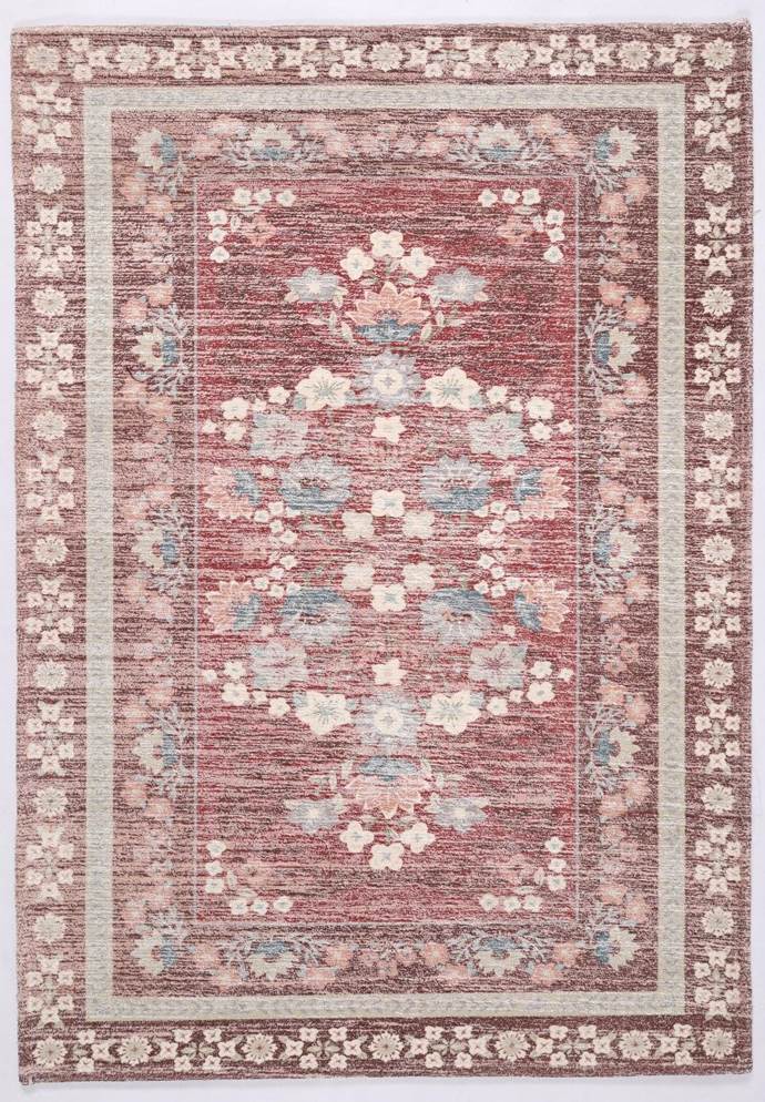 Vintage Floral Area Rug 27x45 Inch, Persian Style Accent Rug for Living Room Bedroom
