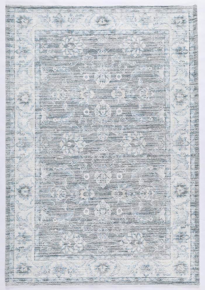Machine Washable Area Rug 27x45 Inch, Vintage Floral Accent Rug for Living Room Bedroom