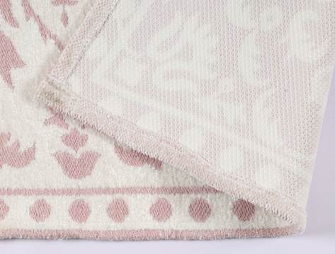 Machine Washable Floral Area Rug 24x40 Inch | Soft Chenille Cotton Rug