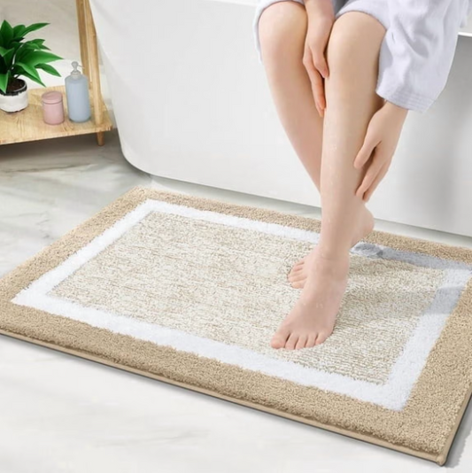 Tritex 20x30 Mousse Microfiber Bath Rug | Soft & Non-Slip Absorbent Bath Mat
