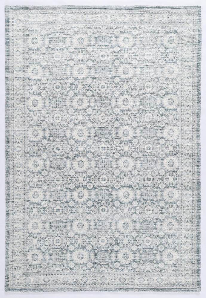 Machine Washable Vintage Medallion Area Rug, Poly Viscose & Cotton, 1600 GSM, 27 x 45 Inch, Single Piece