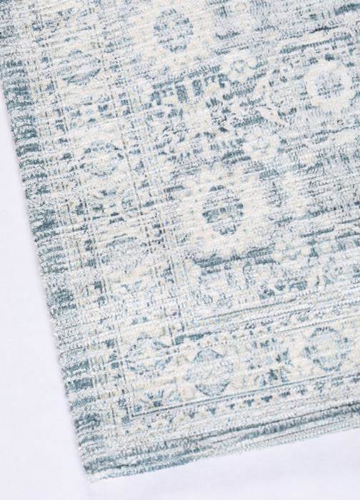 Machine Washable Vintage Medallion Area Rug, Poly Viscose & Cotton, 1600 GSM, 27 x 45 Inch, Single Piece
