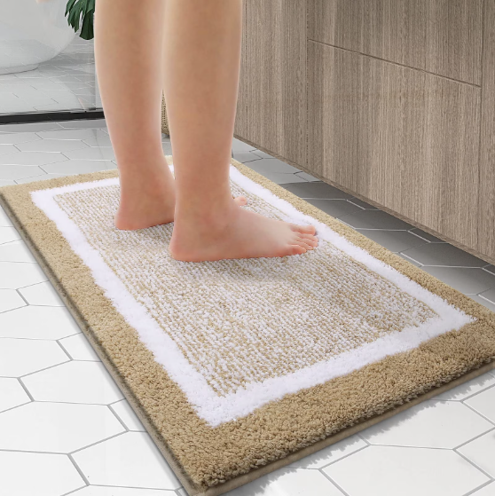 Tritex 20x30 Mousse Microfiber Bath Rug | Soft & Non-Slip Absorbent Bath Mat