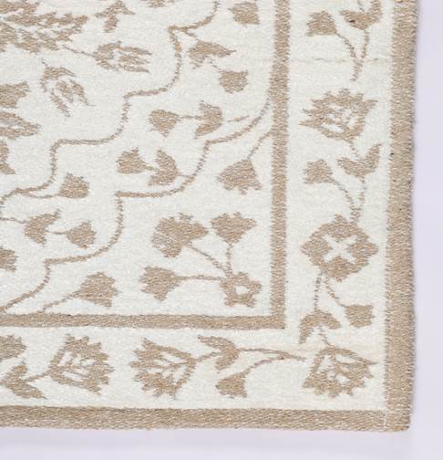 Machine Washable Floral Area Rug 24 x 40 Inch, Soft Indoor Accent Rug for Bedroom & Entryway