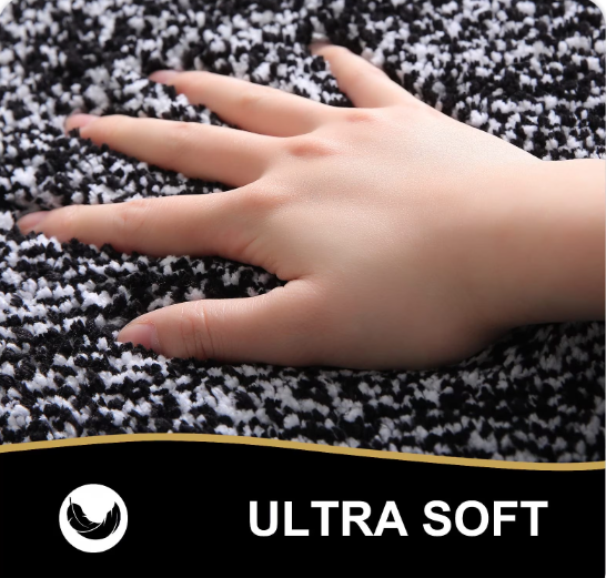 Tritex 20x30 Dark Grey Microfiber Bath Rug | Soft Non-Slip Absorbent Bath Mat