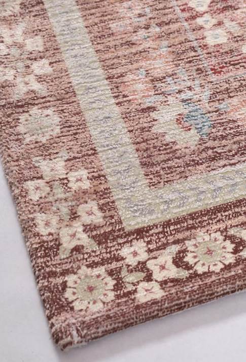 Vintage Floral Area Rug 27x45 Inch, Persian Style Accent Rug for Living Room Bedroom