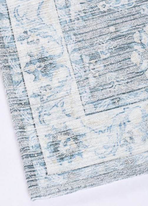 Machine Washable Area Rug 27x45 Inch, Vintage Floral Accent Rug for Living Room Bedroom