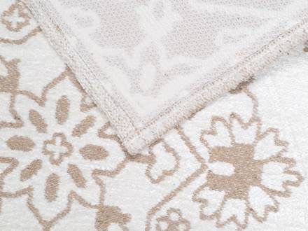 Machine Washable Chenille Cotton Rug 24 x 40 Inch | Soft Anti-Slip Floor Mat | 1600 GSM