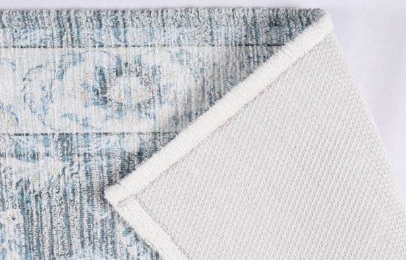 Machine Washable Area Rug 27x45 Inch, Vintage Floral Accent Rug for Living Room Bedroom