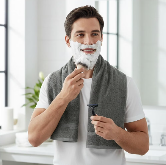 Tritex Soft Cotton Face Towels 5 Pack – Hotel Quality Hand Towels & Wash Cloths